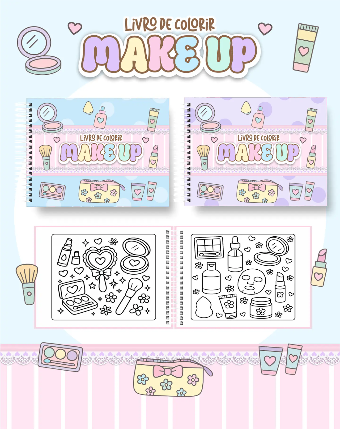 Arquivo Livro de Colorir Make up - Pamella 1