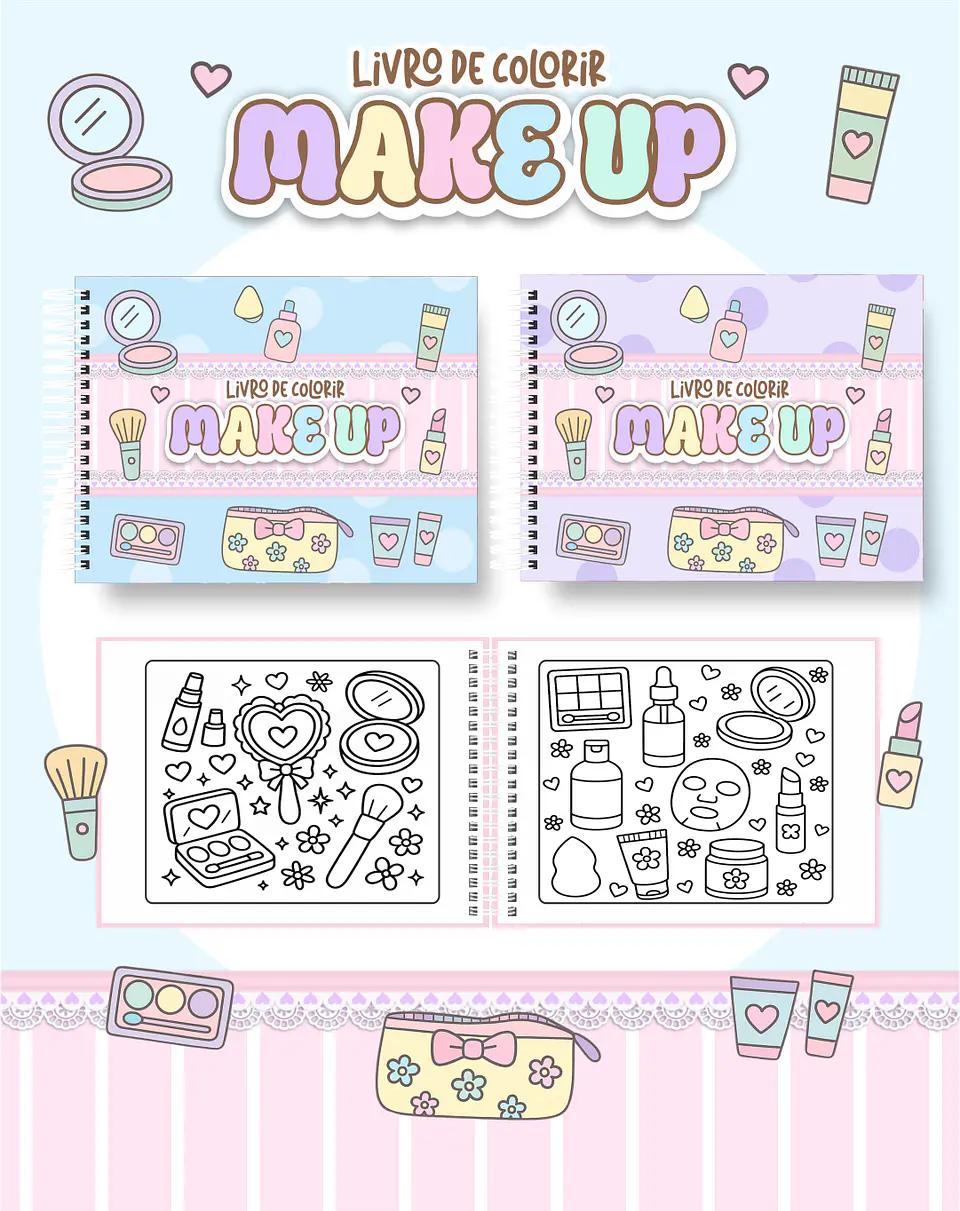 Arquivo Livro de Colorir Make up - Pamella 1