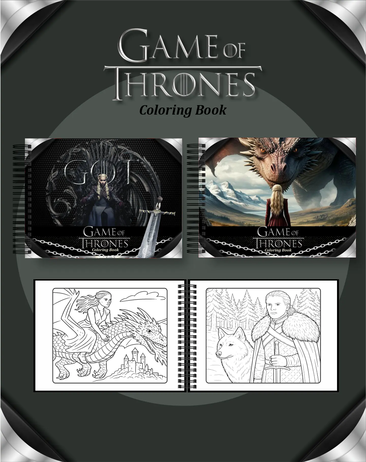 Arquivo Livro de Colorir Game of thrones - Pamella 1