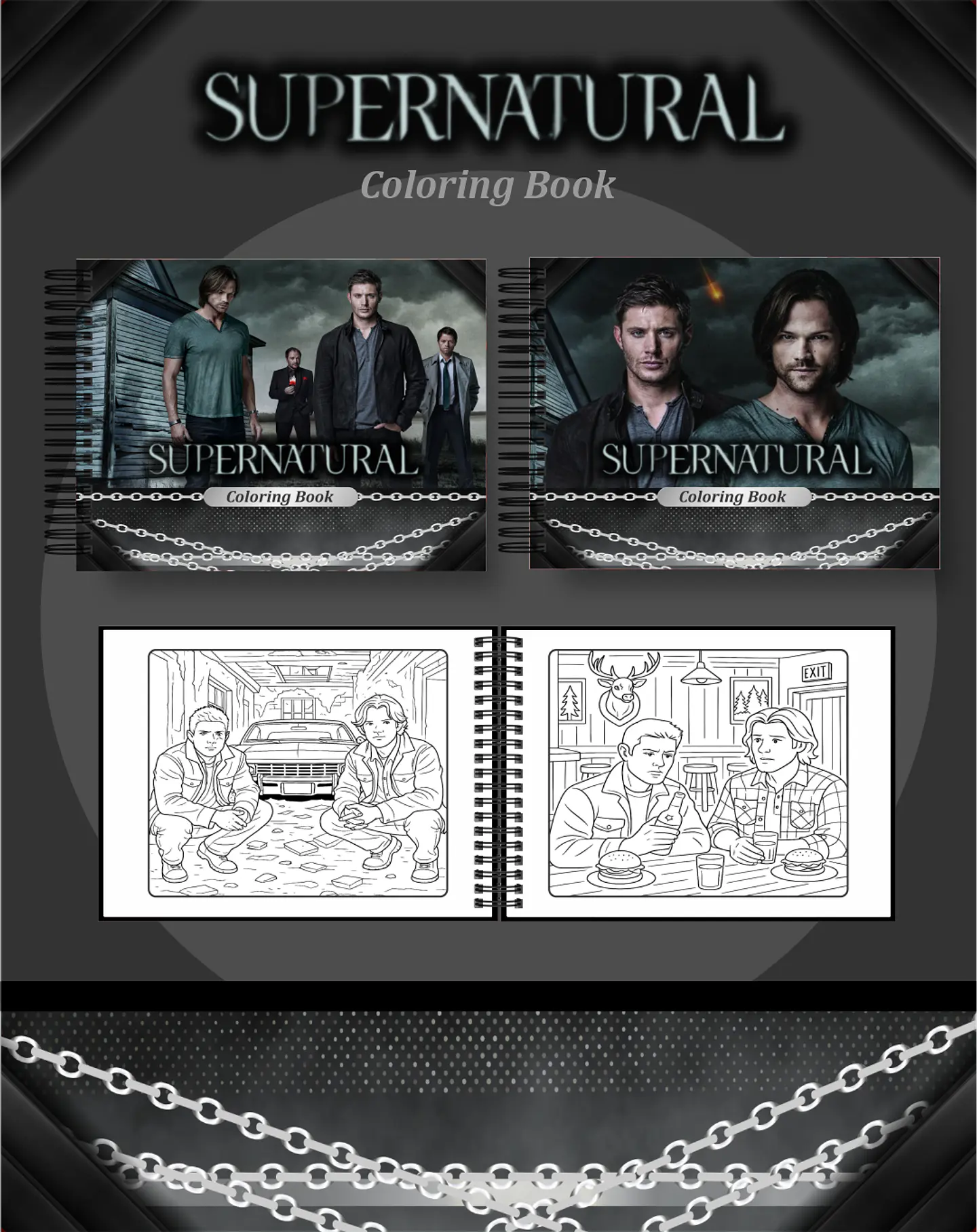 Arquivo Livro de Colorir Supernatural - Pamella 1
