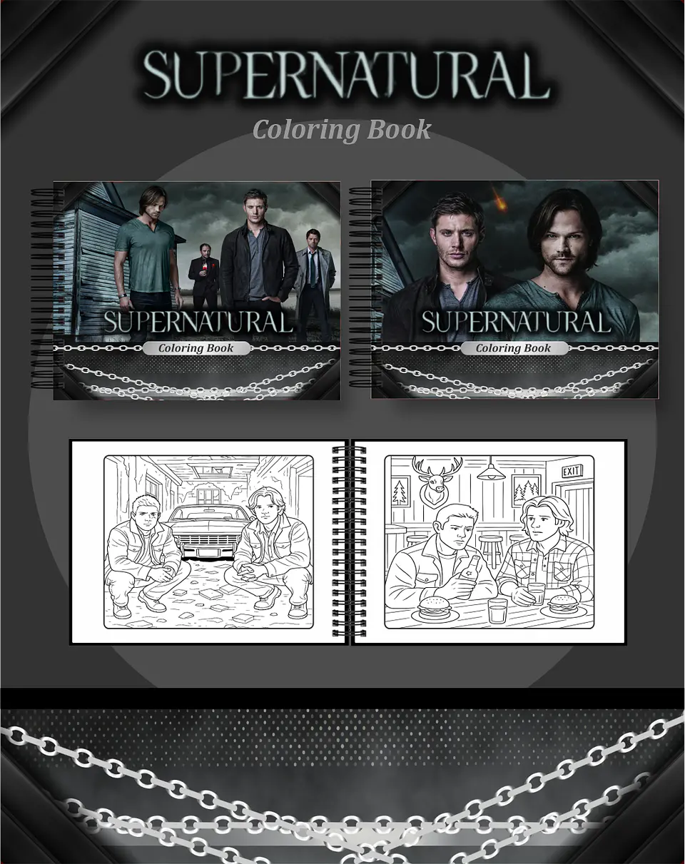 Arquivo Livro de Colorir Supernatural - Pamella 1