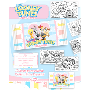 Arquivo Big Card de Colorir Looney tunes  - PAMELLA