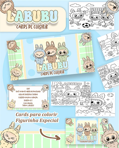 Arquivo Big Card de Colorir Labubu menino - PAMELLA