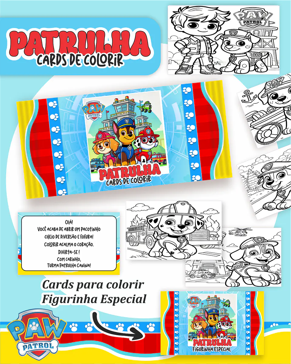 Arquivo Big Card de Colorir Patrulha canina - PAMELLA 1