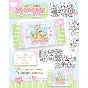 Arquivo Big Card de Colorir Keroppi - PAMELLA