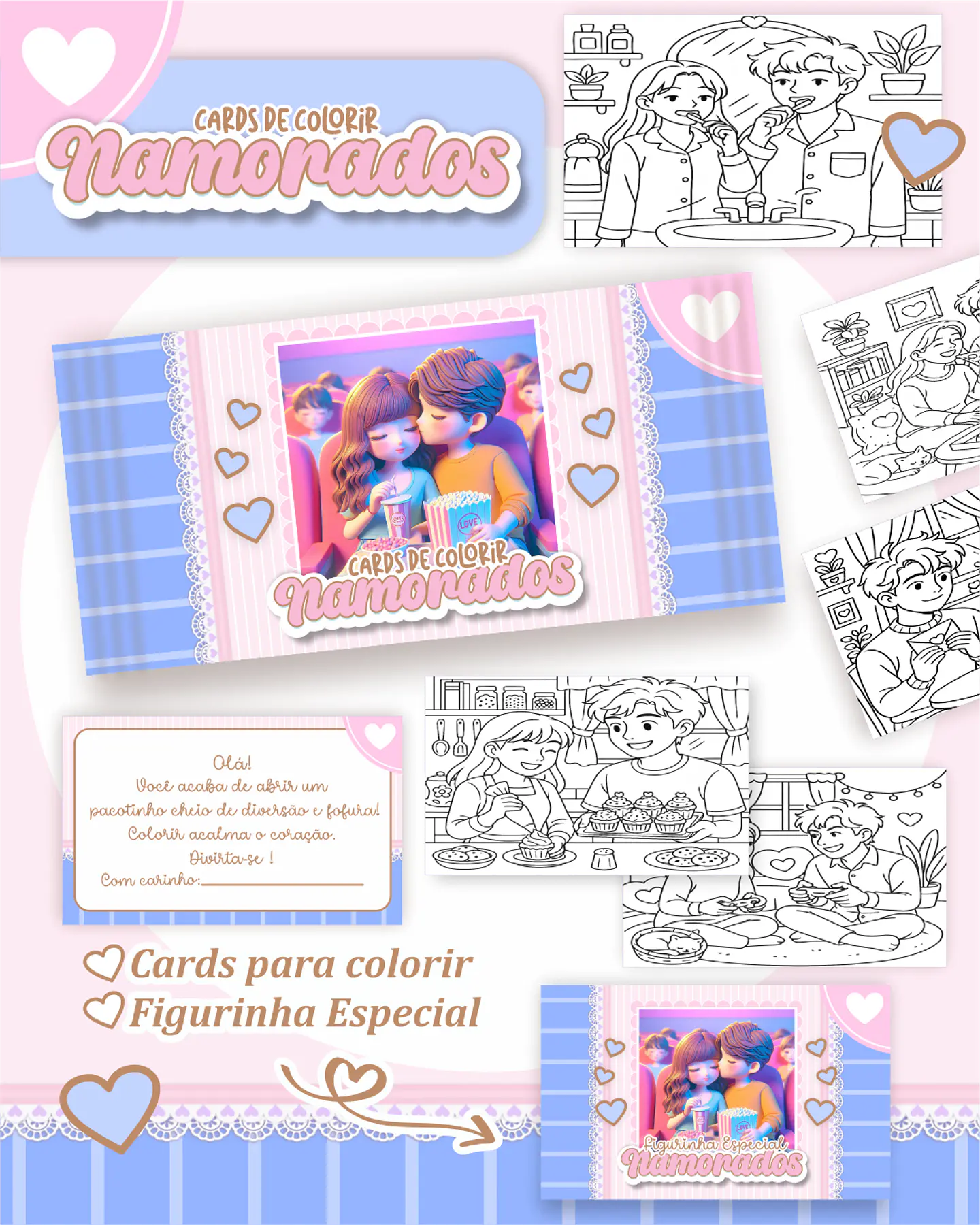 Arquivo Big Card de Colorir Namorados - PAMELLA 1