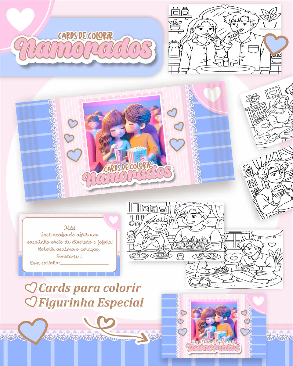 Arquivo Big Card de Colorir Namorados - PAMELLA 1