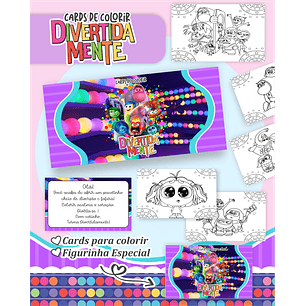 Arquivo Big Card de Colorir Divertidamente menina - PAMELLA