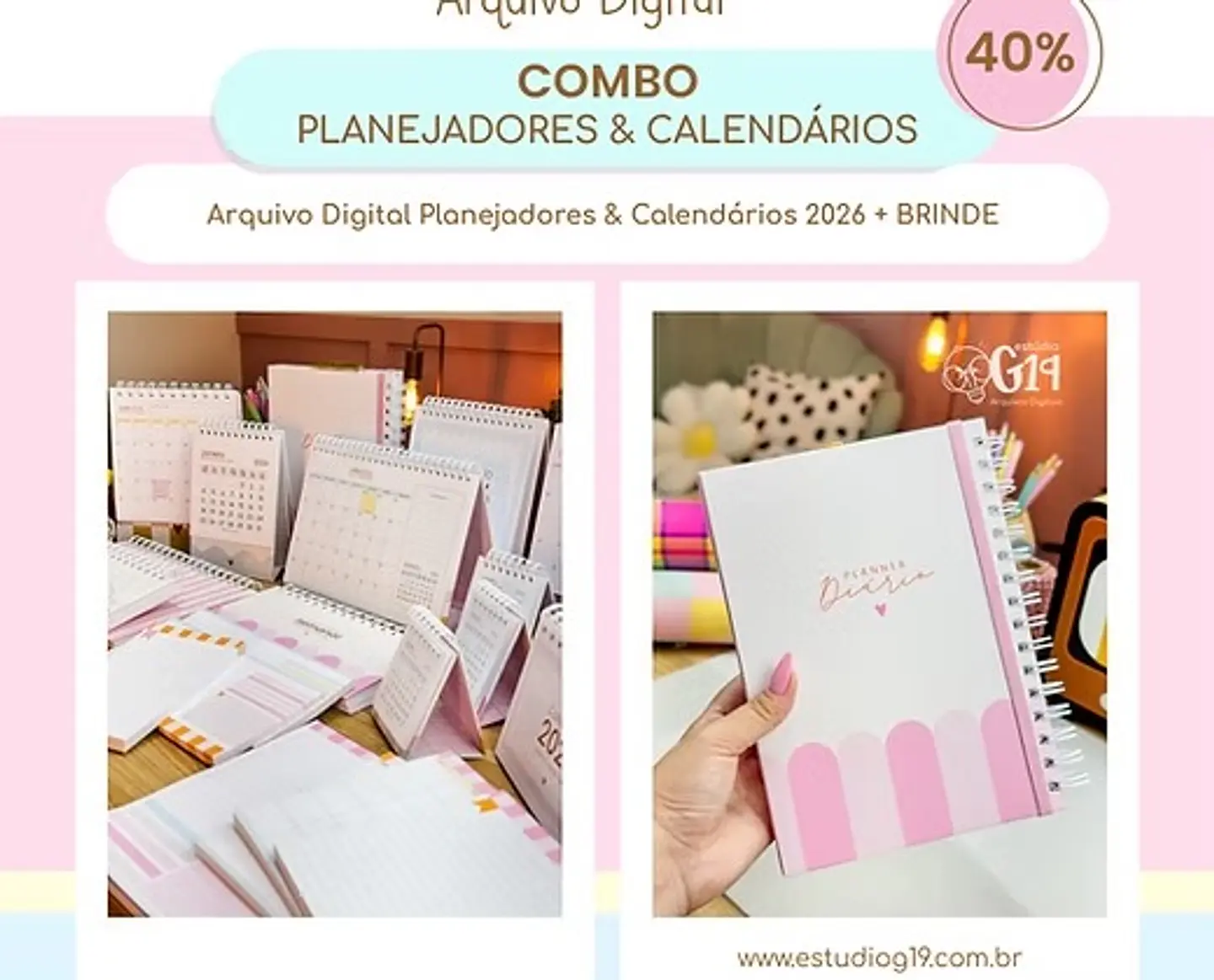Arquivo Combo Planejadores & Calendários 2026 - G19 1