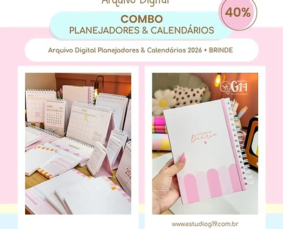 Arquivo Combo Planejadores & Calendários 2026 - G19 1