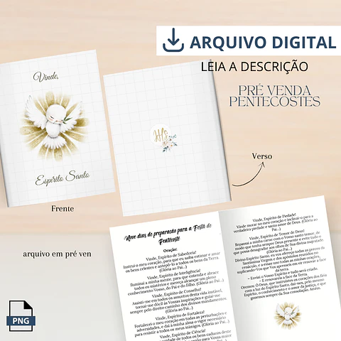 Arquivo Livro de Oração Pentecostes A5 e A6 - Pitakos