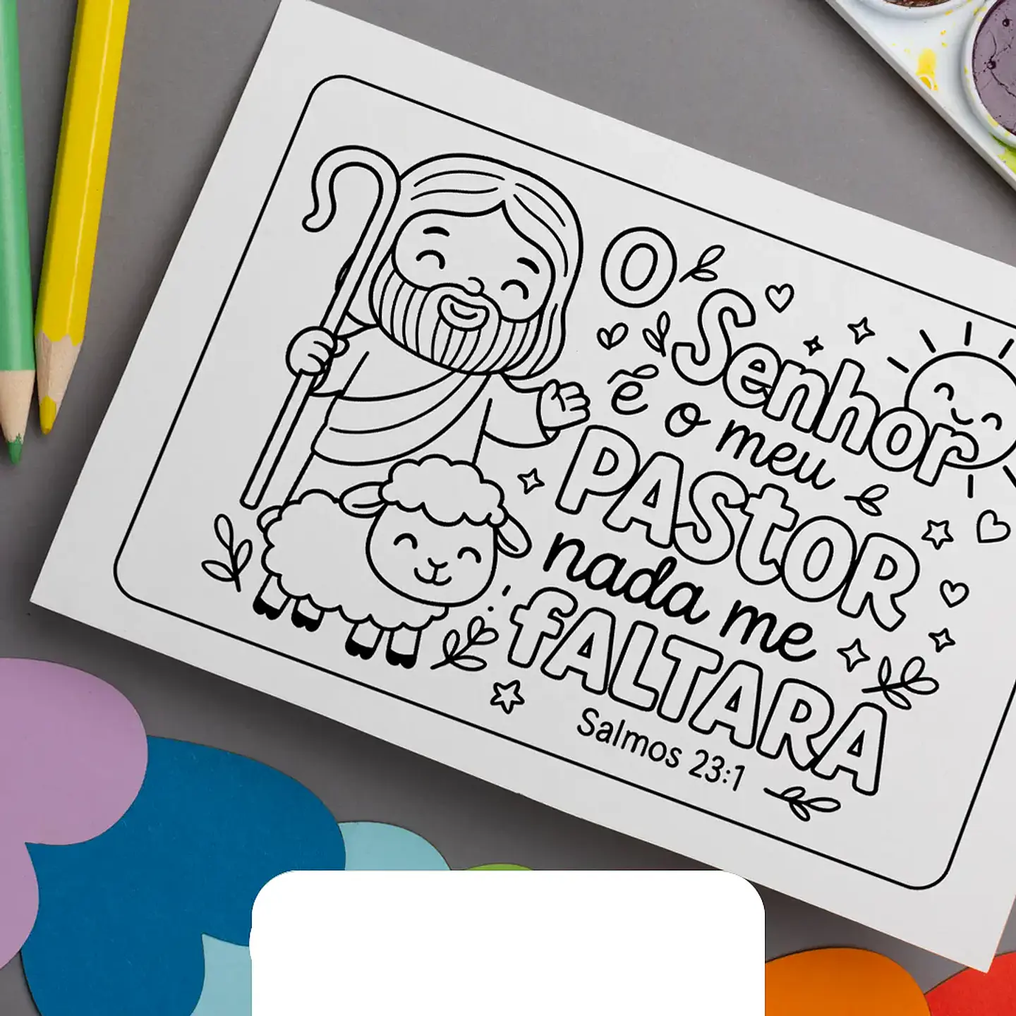 Arquivo Combo Bíblia para Colorir - Beca Ovelhinha 2