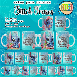 Arquivo Canecas Frases Stitch - Ana Melim