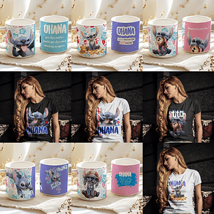 Arquivo Camisa e Caneca Stitch Live Action = BRUNA MOLINA