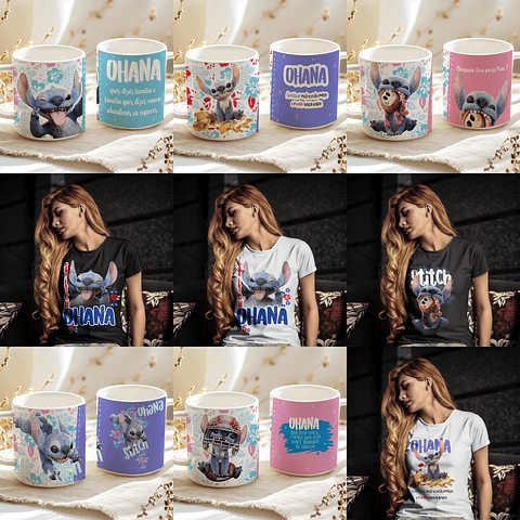 Arquivo Camisa e Caneca Stitch Live Action = BRUNA MOLINA