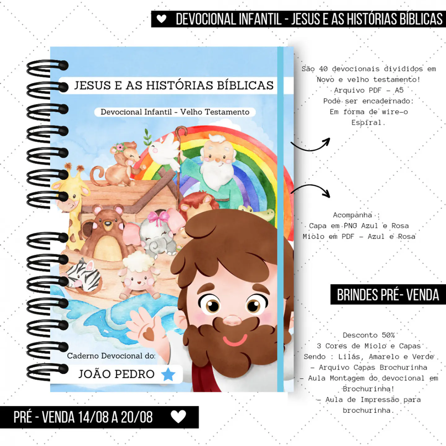 Arquivo Devocional Infantil - Jesus e as Histórias Biblicas 1