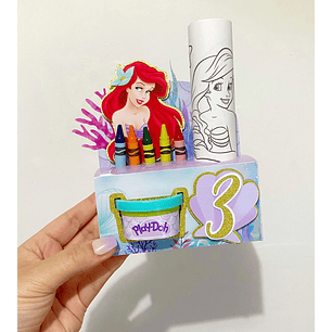 Arquivo de Corte Caixa Colorir - Siete Once