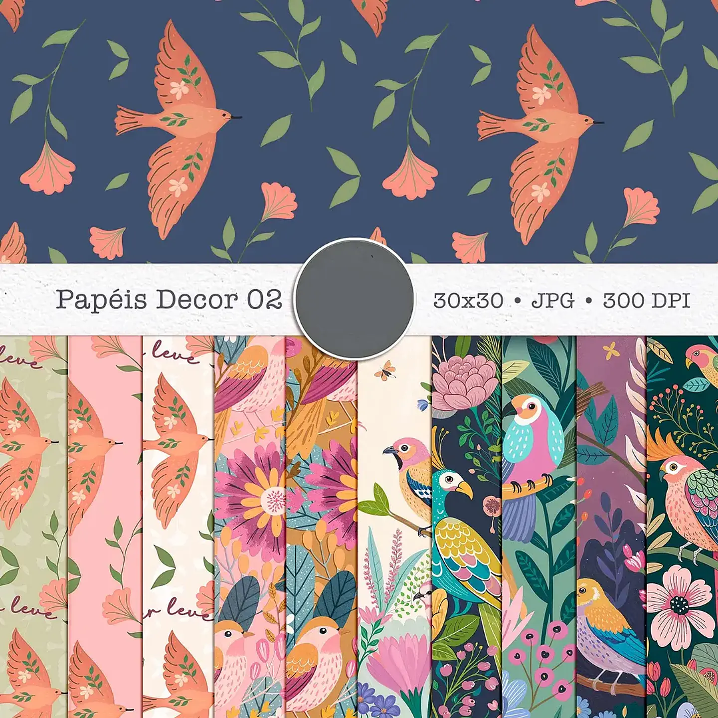 Kit Digital Pássaros 2