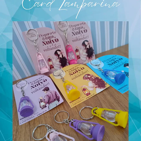 Arquivo de Corte Card Lamparina - Perfeita Arte