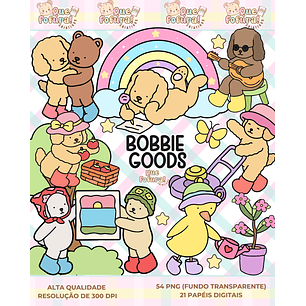 Kit Digital Bobbie goods - Que fofura