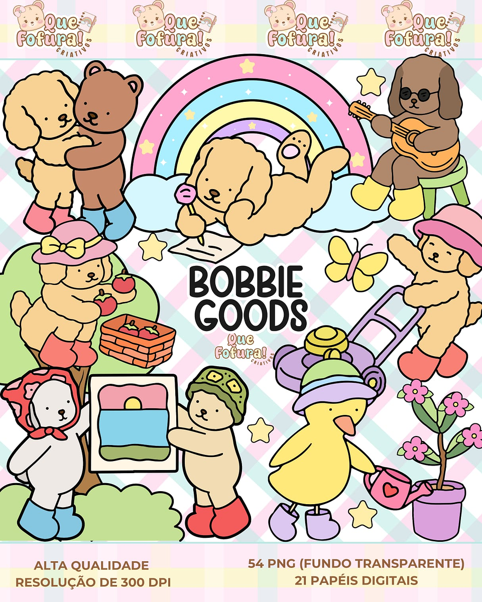 Kit Digital Bobbie goods - Que fofura 1