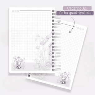 Arquivo Caderno Ursinha Lilás - Criativa Afetiva