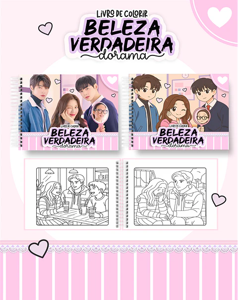 Arquivo Livro de Colorir Beleza verdadeira dorama - Pamella