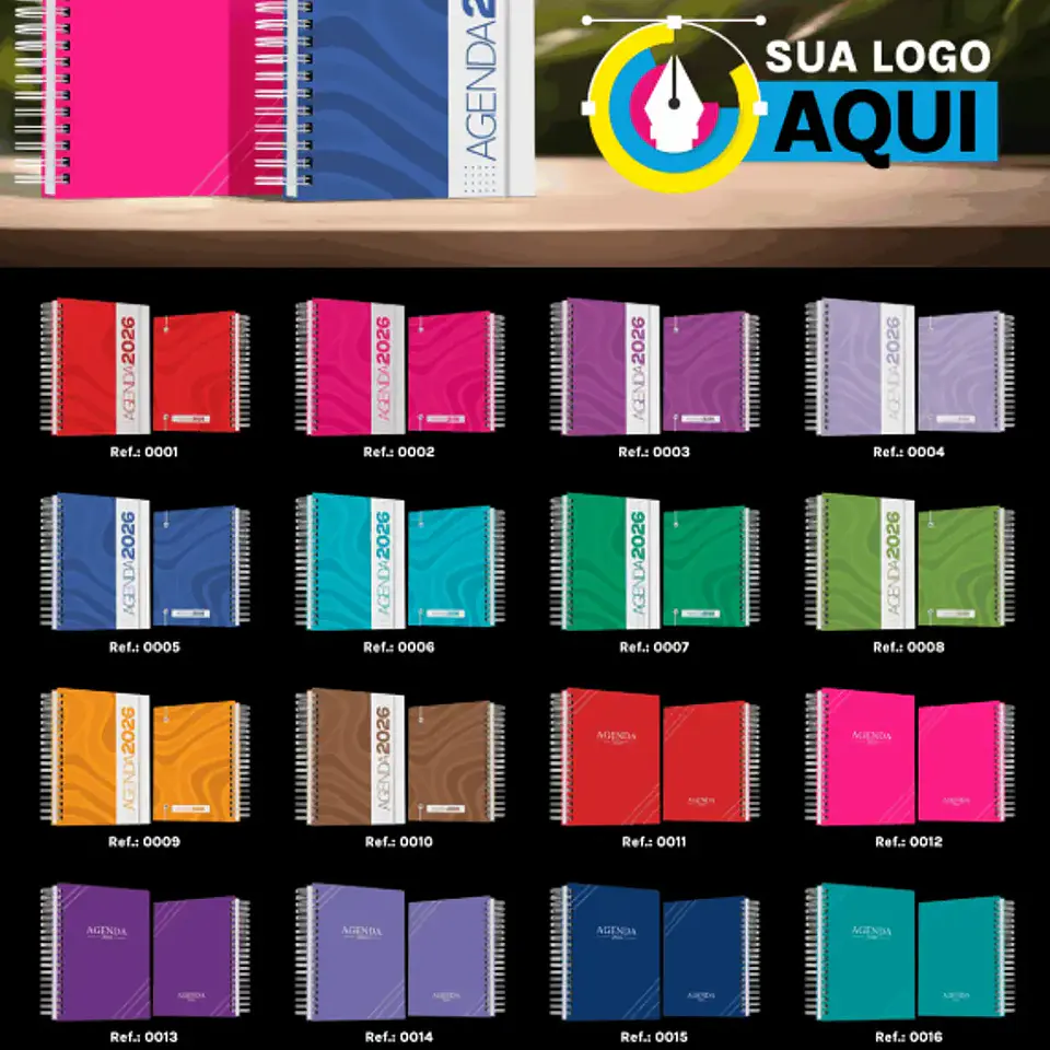 Arquivo Miolo de Agenda Comercial 2026 - Minha Gráfica Rápida 2