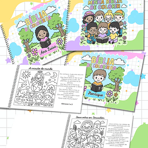 Arquivo Bíblia de Colorir - Desenhitos da Jana