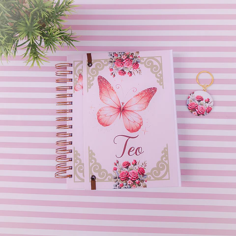 Arquivo Caderno e Agenda Delicate Borboletas - Le Poly