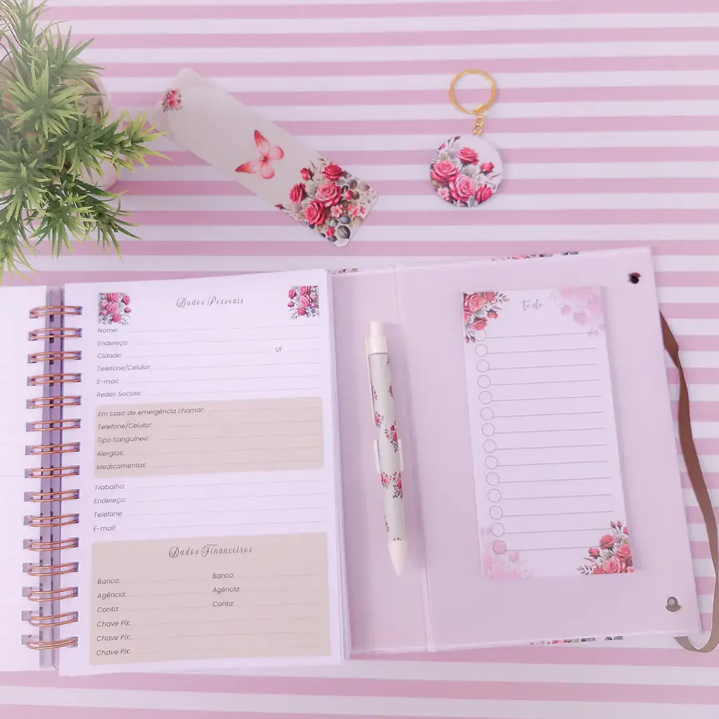 Arquivo Caderno e Agenda Delicate Borboletas - Le Poly 3