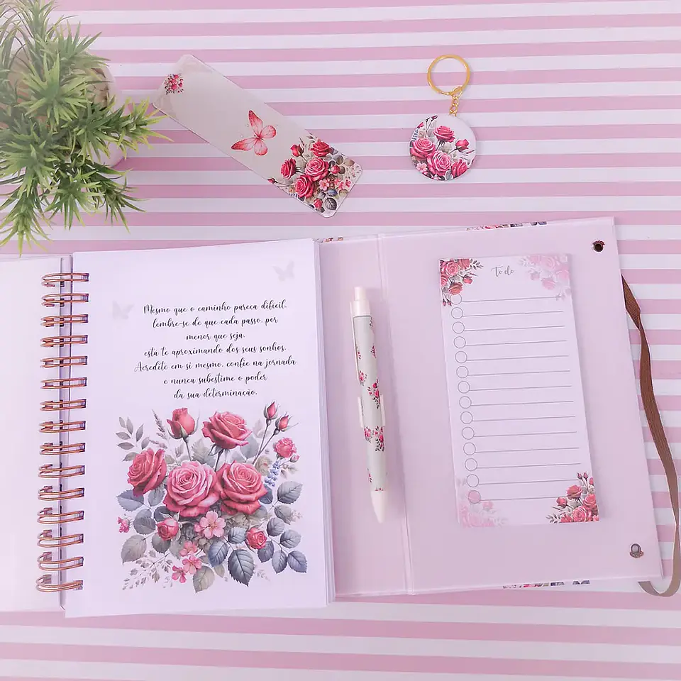 Arquivo Caderno e Agenda Delicate Borboletas - Le Poly 4