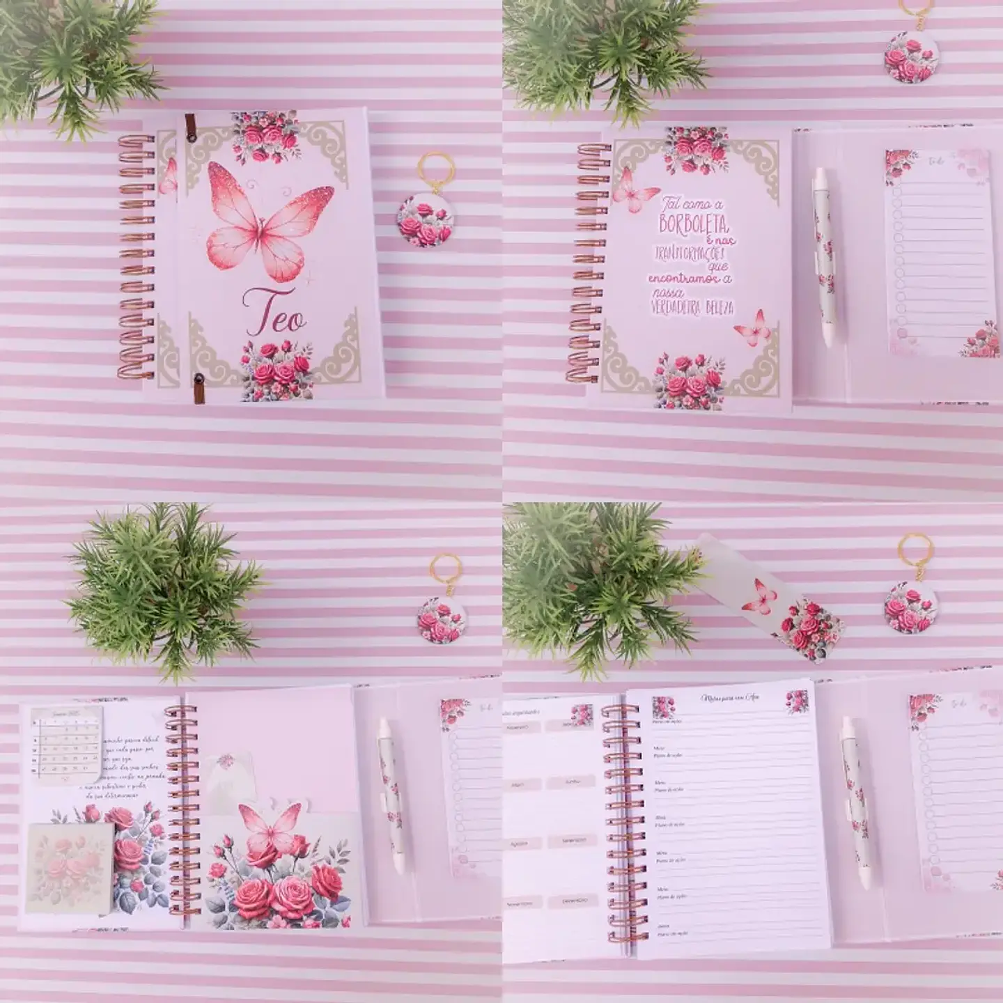 Arquivo Caderno e Agenda Delicate Borboletas - Le Poly 6
