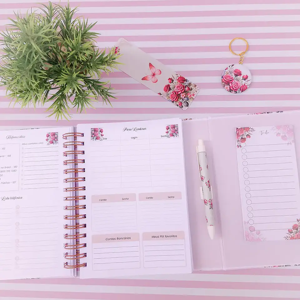 Arquivo Caderno e Agenda Delicate Borboletas - Le Poly 8