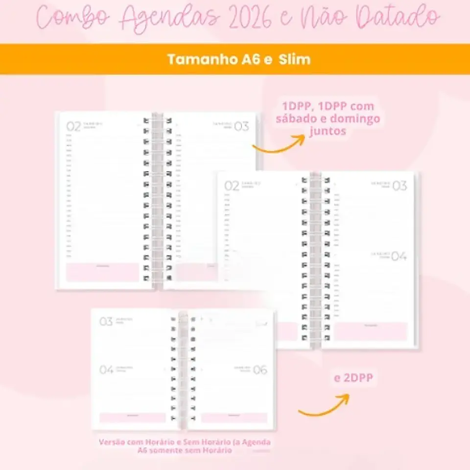 Arquivo Combo Agendas - Branco Papel 5