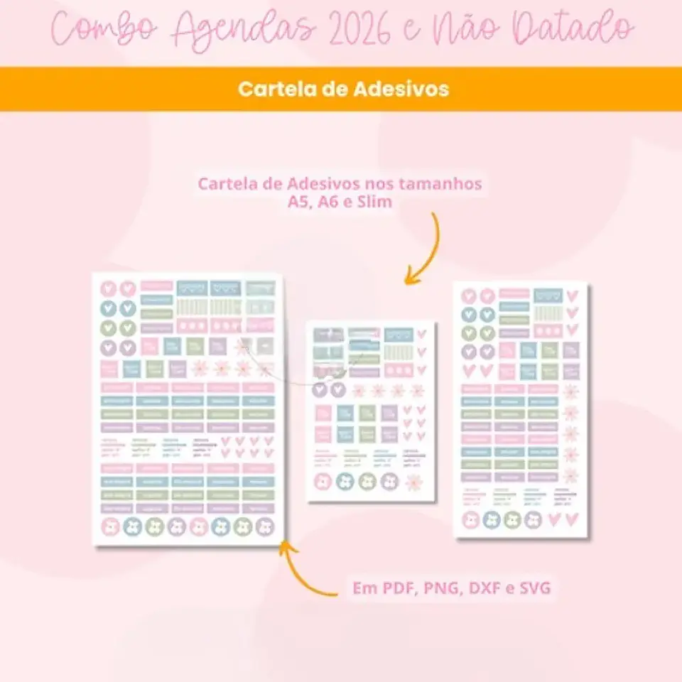 Arquivo Combo Agendas - Branco Papel 6