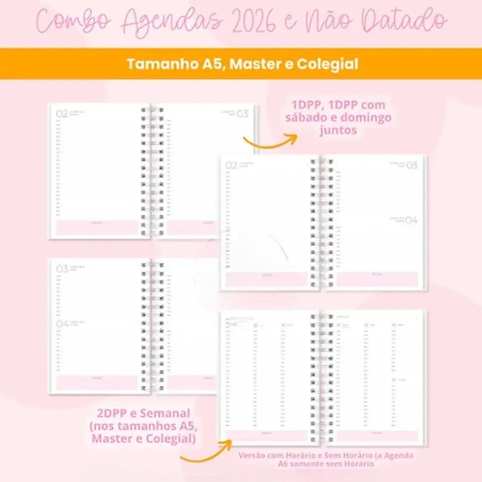 Arquivo Combo Agendas - Branco Papel 8