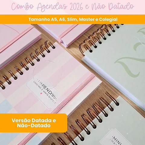 Arquivo Combo Agendas - Branco Papel