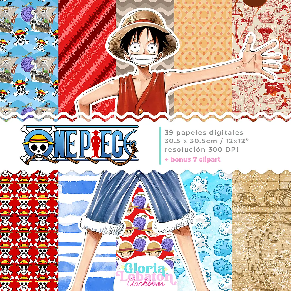 Kit Digital One Piece - Gloria Lobaton 1