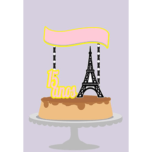 Arquivo topo de bolo 15 anos