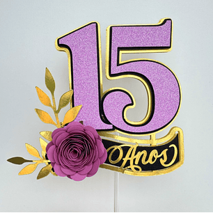 Arquivo topo de bolo 15 anos