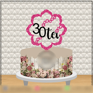 Arquivo topo de bolo 30 anos 