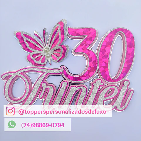 Arquivo topo de bolo 30 anos