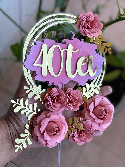 Arquivo topo de bolo 40 anos