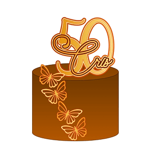 Arquivo topo de bolo 50 anos