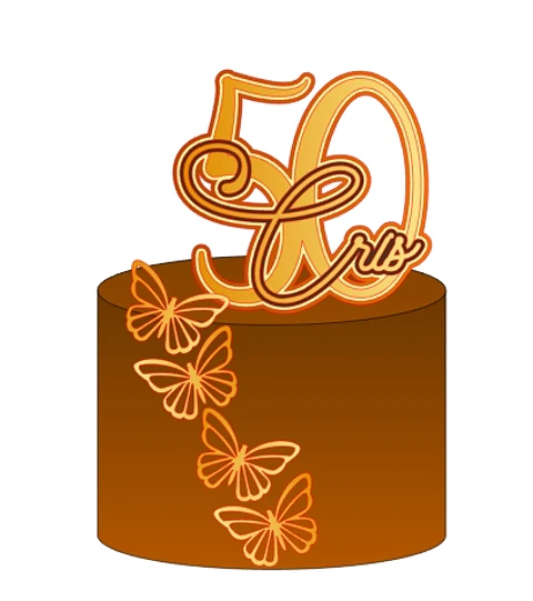 Arquivo topo de bolo 50 anos