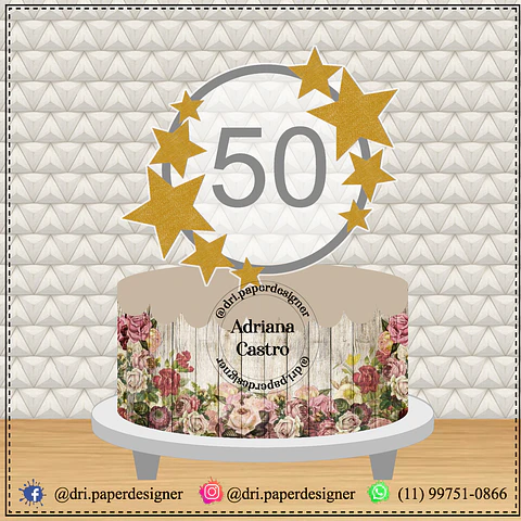 Arquivo topo de bolo 50 anos