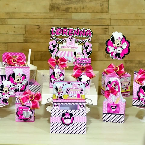 Arquivo de Corte Minnie Confeiteira