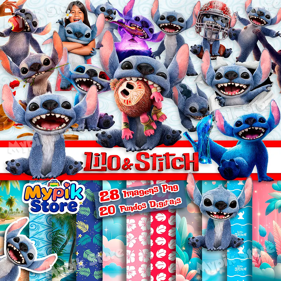 Kit Digital Lilo e Stitch Live Action - MyPik Store 1