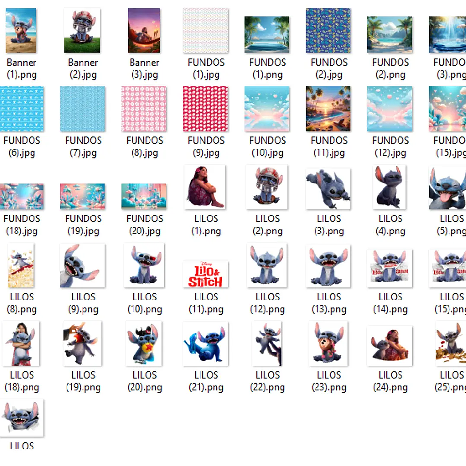 Kit Digital Lilo e Stitch Live Action - MyPik Store 2